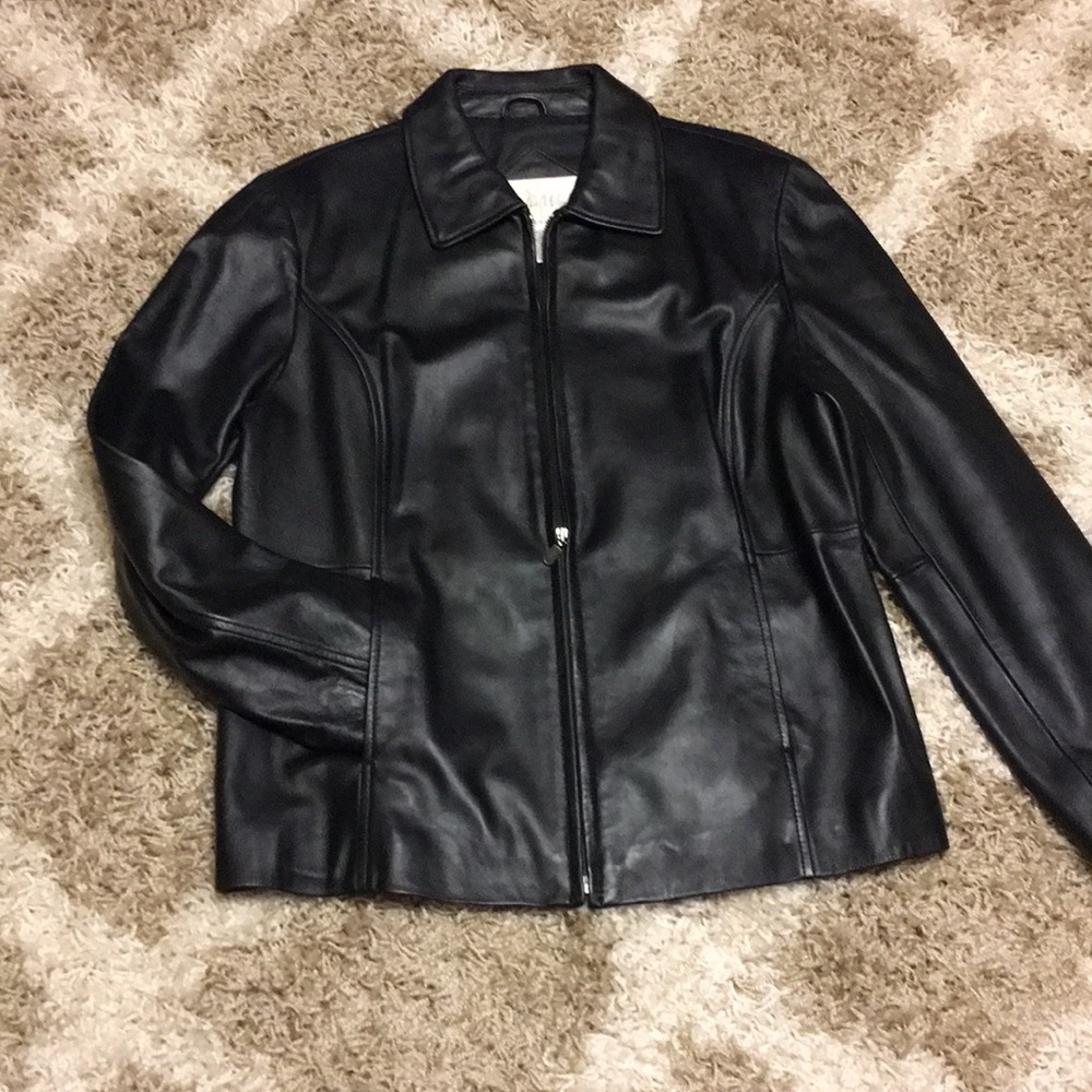 Leather jacket